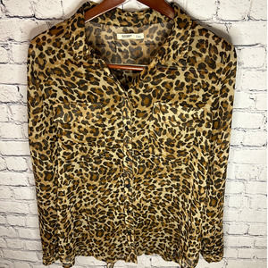 Women's Old Navy Leopard Print Top size XL X-Large